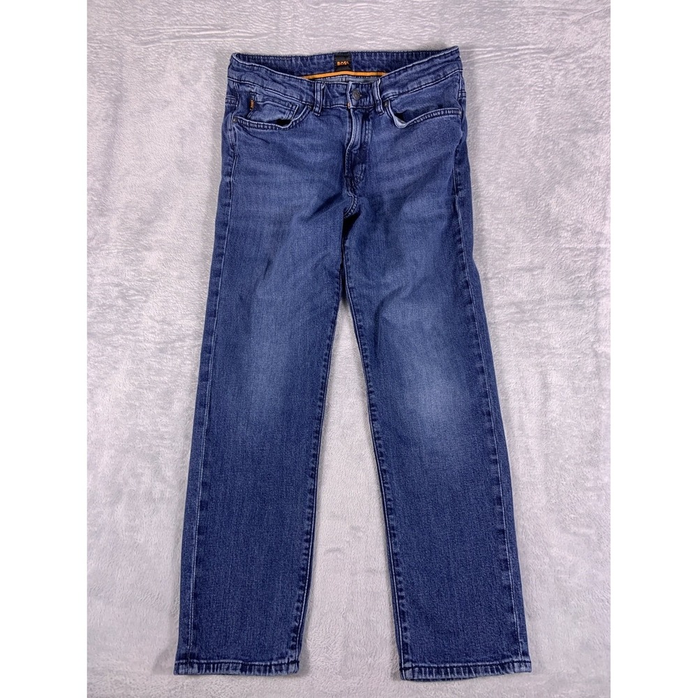 Hugo Boss Jeans Blue Jeans Re.Maine Fit Mens 32x30 Blue 5-pocket Design